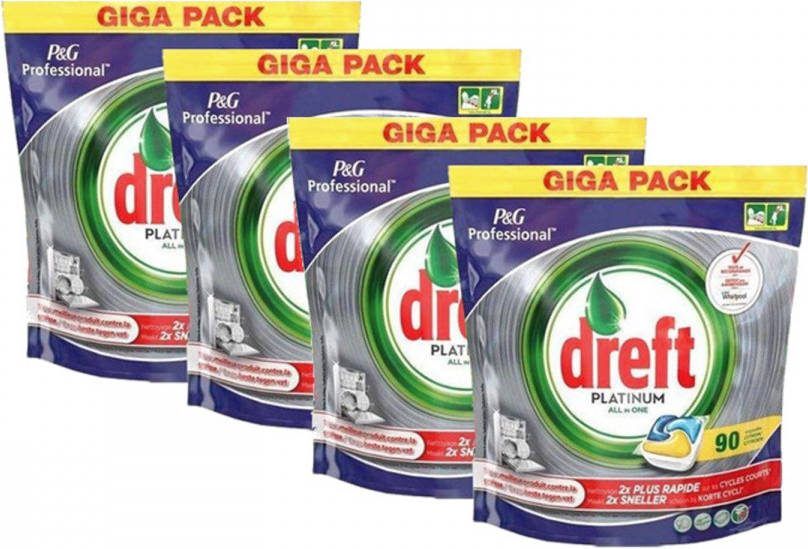 Koif Dreft Platinum All In One Lemon Vaatwastabletten 180 Stuks