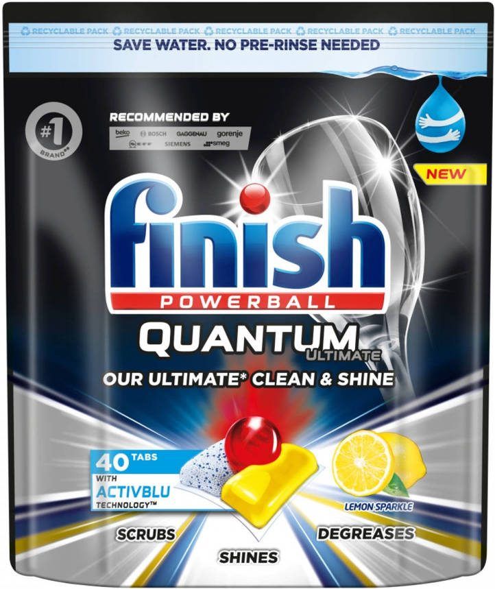 Finish Quantum Ultimate Vaatwasser Capsules 40st Citroen