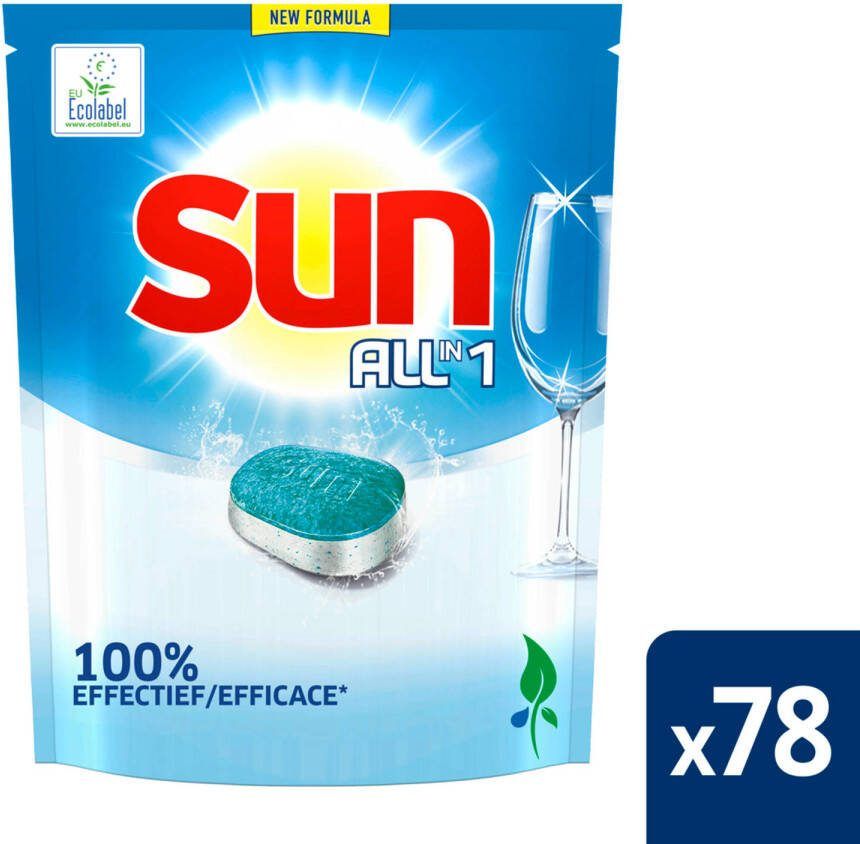 Sun Vaatwastabletten All in One Regular 234 Tabs