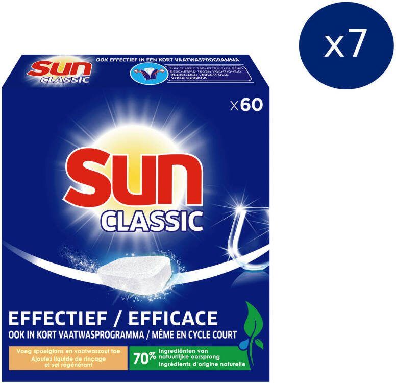 Sun Vaatwastabletten Classic Regular 420 Tabs