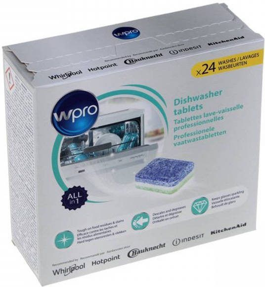 Wpro Vaatwastabletten Nieuwe Formule 484010678174