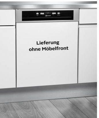 BAUKNECHT Deels integreerbare vaatwasser BBC 3B+26 X, 82 cm x 59, 8 cm