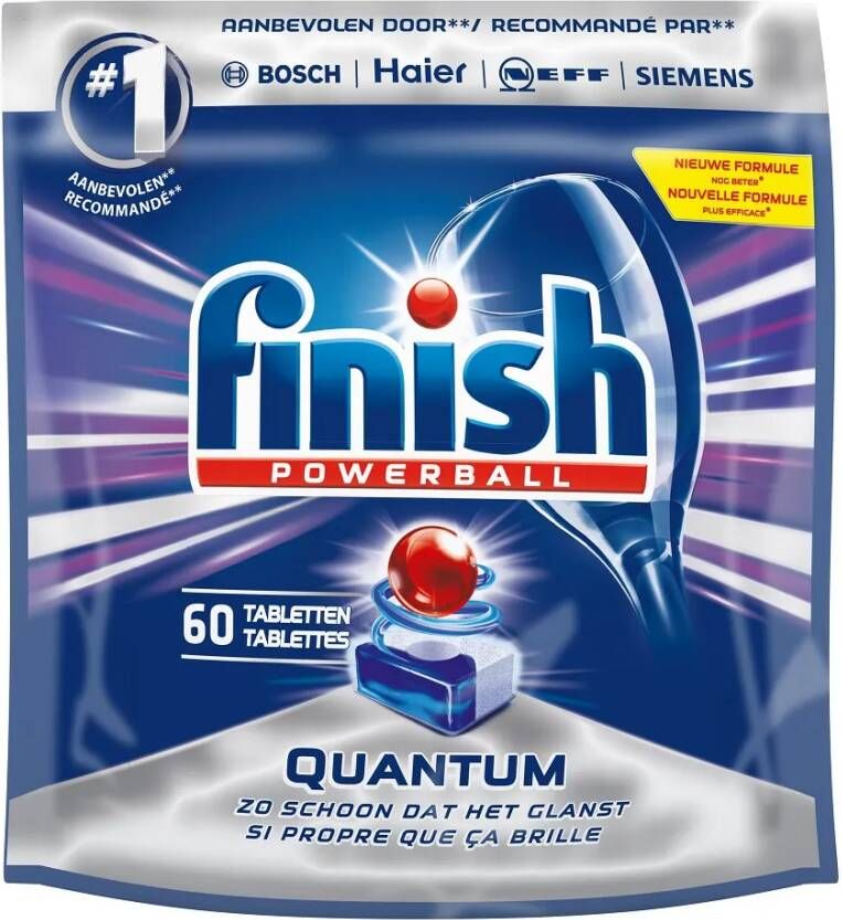 Finish Vaatwastabletten Quantum Regular 60 vaatwastabletten
